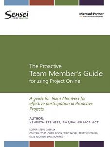 Download The Proactive Team Member’s Guide for using Project Online pdf, epub, ebook