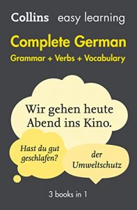Download Easy Learning German Complete Grammar, Verbs and Vocabulary (3 books in 1) (Collins Easy Learning German) (German Edition) pdf, epub, ebook