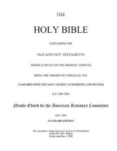 Download The Holy Bible – American Standard Version (1901) pdf, epub, ebook