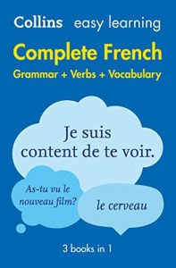 Download Easy Learning French Complete Grammar, Verbs and Vocabulary (3 books in 1) (Collins Easy Learning French) (French Edition) pdf, epub, ebook