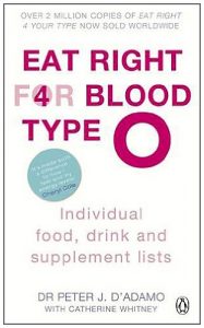 Download Eat Right for Blood Type O: Individual Food, Drink and Supplement lists pdf, epub, ebook