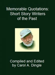 Download Memorable Quotations: Short Story Writers of the Past pdf, epub, ebook
