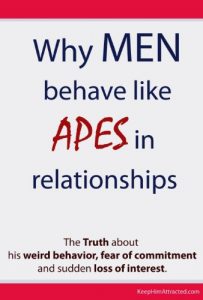 Download Why Men Behave like Apes in Relationships – The Truth about his weird behavior, fear of commitment and sudden loss of interest pdf, epub, ebook