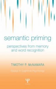 Download Semantic Priming: Perspectives from Memory and Word Recognition (Essays in Cognitive Psychology) pdf, epub, ebook
