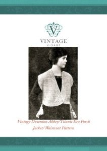 Download How to make a Downton Abbey/Titanic era style 1910 porch jacket, waistcoat- easy crochet pattern pdf, epub, ebook