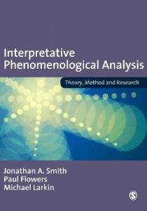 Download Interpretative Phenomenological Analysis: Theory, Method and Research pdf, epub, ebook