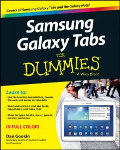 Download Samsung Galaxy Tabs For Dummies pdf, epub, ebook