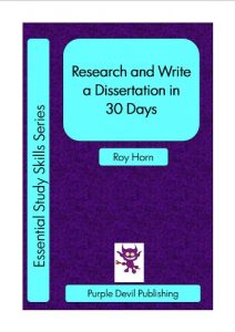 Download Research and Write a Dissertation in 30 Days (Essential Study Skills Series Book 5) pdf, epub, ebook