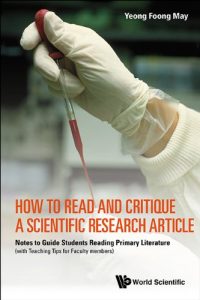 Download How to Read and Critique a Scientific Research Article:Notes to Guide Students Reading Primary Literature (with Teaching Tips for Faculty Members) pdf, epub, ebook