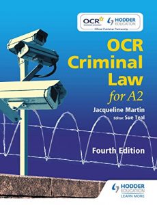 Download OCR Criminal Law for A2 Fourth Edition pdf, epub, ebook