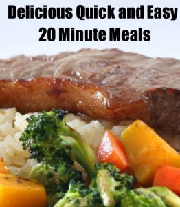 Download Quick and Easy 20 Minute Meals (Delicious Mini Book Book 4) pdf, epub, ebook