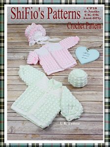 Download Crochet pattern – CP18 – baby bobble jacket, hat and bonnet –  0-3mths – UK Terminology pdf, epub, ebook