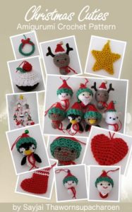 Download Christmas Cuties Amigurumi Crochet Pattern (Chrismas Ornaments Book 2) pdf, epub, ebook