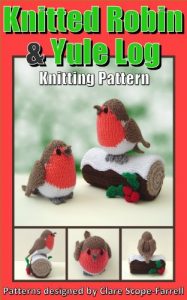 Download Knitted Robin & Yule Log Knitting Pattern pdf, epub, ebook