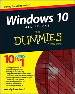 Download Windows 10 All-in-One For Dummies pdf, epub, ebook