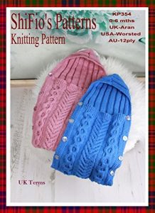 Download Knitting Pattern – KP354 – baby sleeping bag – 0-6mths – UK Terminology pdf, epub, ebook