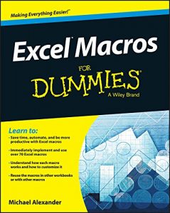 Download Excel Macros For Dummies pdf, epub, ebook