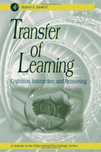 Download Transfer of Learning: Cognition and Instruction (Educational Psychology) pdf, epub, ebook