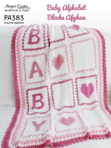 Download Crochet Pattern Baby’s Alphabet Blocks Afghan PA383-R pdf, epub, ebook