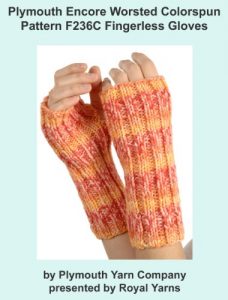 Download Plymouth Encore Worsted Colorspun Yarn Knitting Pattern F236C Fingerless Gloves (I Want To Knit) pdf, epub, ebook