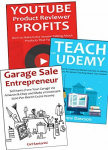 Download Three Legit Ways to Make Money at Home: Youtube, Udemy & Garage Sales pdf, epub, ebook