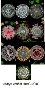 Download Crochet Vintage Floral Doilies Patterns – A Collection of Floral Doily Patterns to Crochet pdf, epub, ebook