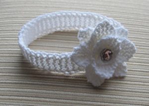 Download Knitting Pattern White Headband with a Rose 0-12 Months + pdf, epub, ebook