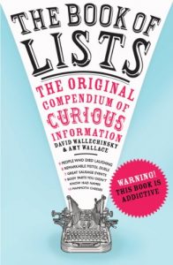 Download The Book Of Lists: The Original Compendium of Curious Information pdf, epub, ebook