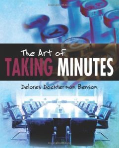Download The Art of Taking Minutes pdf, epub, ebook