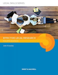 Download Effective Legal Research pdf, epub, ebook