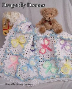 Download Dragonfly Dreams Baby Afghan or Blanket Crochet Pattern pdf, epub, ebook