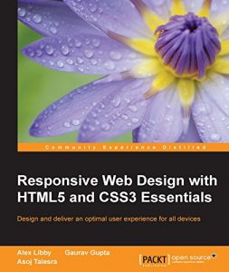Download Responsive Web Design with HTML5 and CSS3 Essentials pdf, epub, ebook