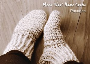 Download Mens Wool Home Socks Crochet Pattern pdf, epub, ebook