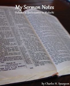 Download My Sermon Notes: Volume 2 – Ecclesiastes to Malachi pdf, epub, ebook