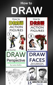 Download How to Draw: 4 Drawing Books in 1 (Draw Portraits, Draw in Perspective, Draw Fast, Draw Action Figures, Draw Faces, Draw 3D, Draw Buildings, Drawing Techniques) pdf, epub, ebook