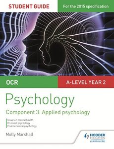 Download OCR Psychology Student Guide 3: Component 3 Applied psychology (-) pdf, epub, ebook