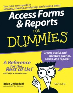 Download Access Forms & Reports for Dummies pdf, epub, ebook