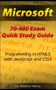 Download Microsoft 70-480 Exam Quick Study Guide pdf, epub, ebook