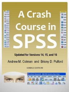 Download A Crash Course in SPSS: Updated for Versions 14, 15, and 16 pdf, epub, ebook