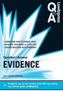 Download Law Express Question and Answer: Evidence Law (Q&A Revision Guide) (Law Express Questions & Answers) pdf, epub, ebook