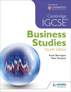 Download Cambridge IGCSE Business Studies 4th edition pdf, epub, ebook