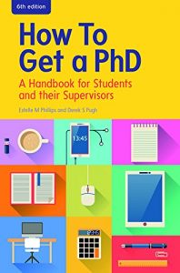 Download How To Get A Phd: A Handbook For Students And Their Supervisors pdf, epub, ebook