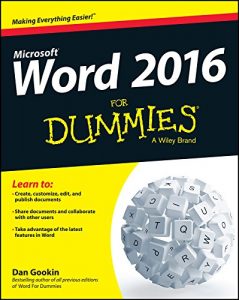Download Word 2016 For Dummies (Word for Dummies) pdf, epub, ebook
