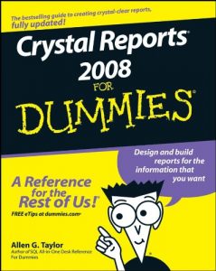 Download Crystal Reports® 2008 For Dummies® pdf, epub, ebook