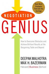 Download Negotiation Genius: How to Overcome Obstacles and Achieve Brilliant Results at the Bargaining Table and Beyond pdf, epub, ebook