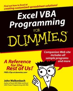 Download Excel VBA Programming For Dummies pdf, epub, ebook