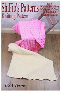 Download Knitting Pattern – KP316 – 2 knitted baby afghan/blanket –  USA Terminology pdf, epub, ebook