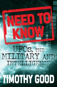 Download A Need to Know: UFOs, the Military and Intelligence pdf, epub, ebook