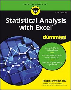 Download Statistical Analysis with Excel For Dummies pdf, epub, ebook