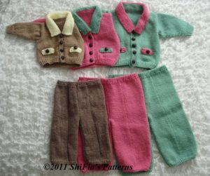 Download Knitting Pattern – KP185 – baby collared jacket and trousers 3 sizes pdf, epub, ebook